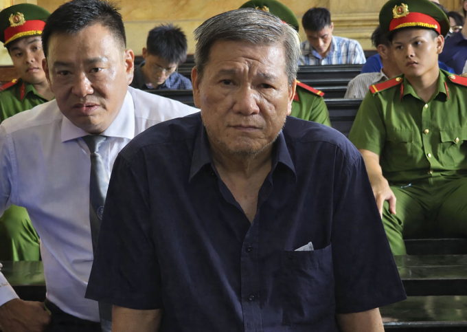 Bị cáo Dương Thanh Cường tại tòa. Ảnh: Bình Nguyên