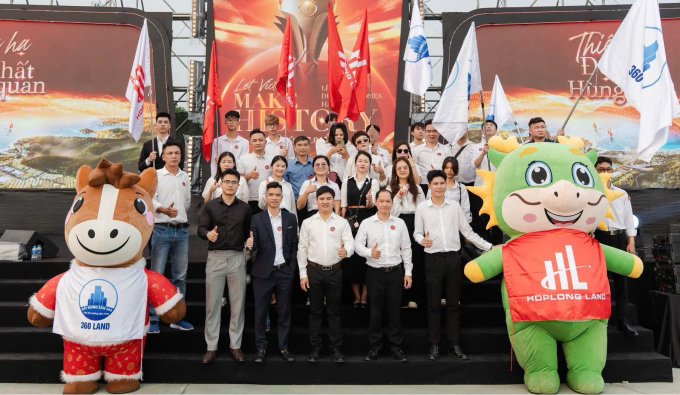 Đội ngũ nhân sự tại 360Land. Ảnh: 360Land