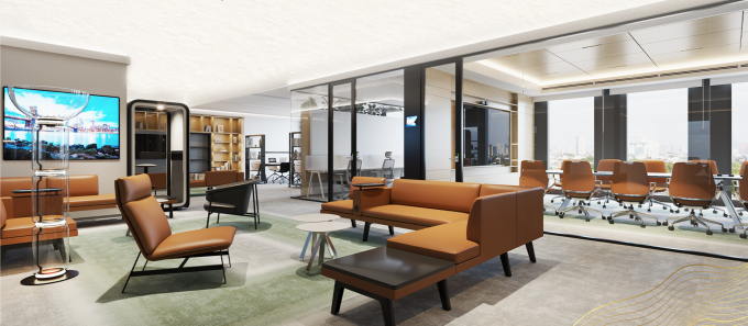 Phối cảnh không gian bên trong tại W Signature. Ảnh: W Business Center