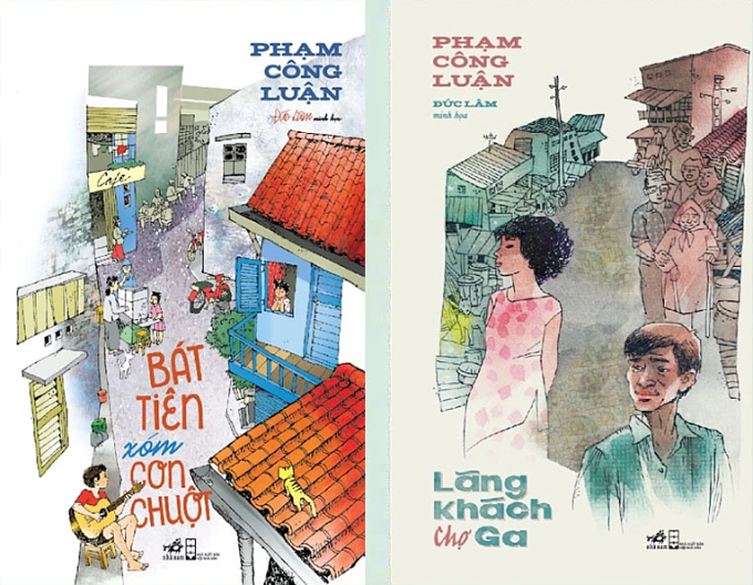 Bìa hai cuốn sách mới phát hành của tác giả Phạm Công Luận. Ảnh: Nhã Nam