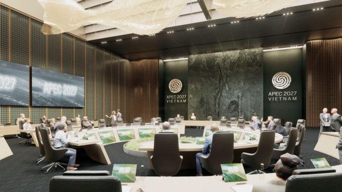 Thiết kế bên trong trung tâm Hội nghị APEC Phú Quốc. Ảnh: Sun Group