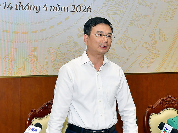 bmt-1776161332-4764-1776161845 Phó Thống đốc Phạm Thanh Hà phát biểu tại họp báo ngày 14/4. Ảnh: SBV