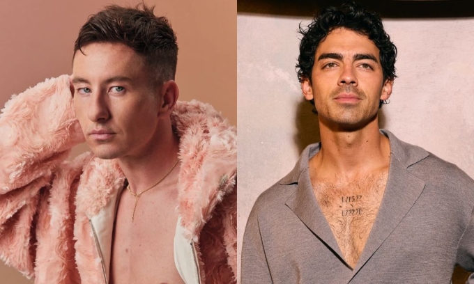 Tài tử Dunkirk Barry Keoghan và ca sĩ Joe Jonas. Ảnh: Variety/ Instagram Joe Jonas