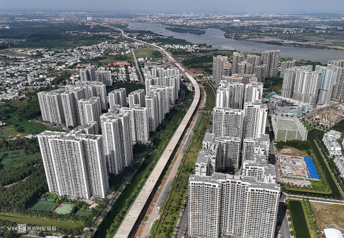 Bất động sản khu đông TP HCM. Ảnh: Quỳnh Trần