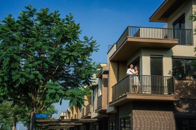 Khu nhà phố tại dự án Izumi City Đồng Nai. Ảnh: Nam Long Land