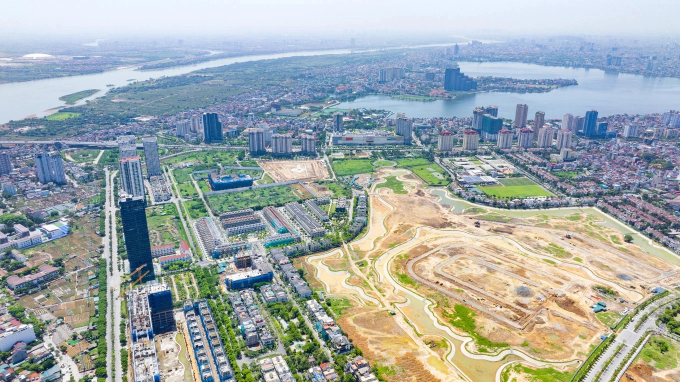 Một góc khu đô thị Ciputra nhìn từ trên cao. Ảnh: Kita