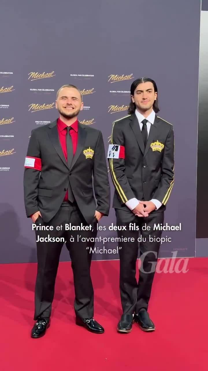 Hai con trai của Michael Jackson tại sự kiện ở Đức