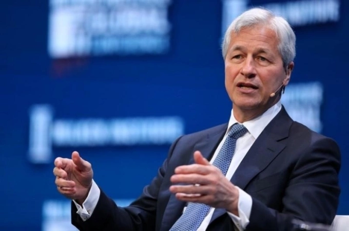 CEO JPMorgan Jamie Dimon tại một hội thảo ở California (Mỹ). Ảnh: Reuters