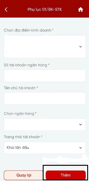 Hướng dẫn cá nhân, hộ kinh doanh thông báo tài khoản ngân hàng qua eTax Mobile - 5