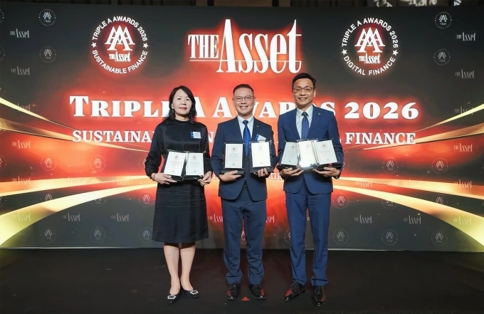 Các đại diện của Ngân hàng Cathay United Bank tại sự kiện. Ảnh: CUBHCM