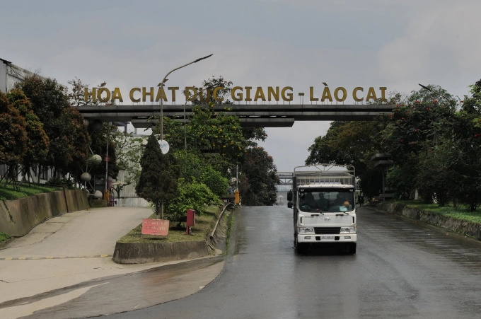 Công ty cổ phần Tập đoàn Hóa chất Đức Giang được đặt tại khu công nghiệp Tằng Loỏng (Lào Cai), tháng 3/2026. Ảnh: Ngọc Thành