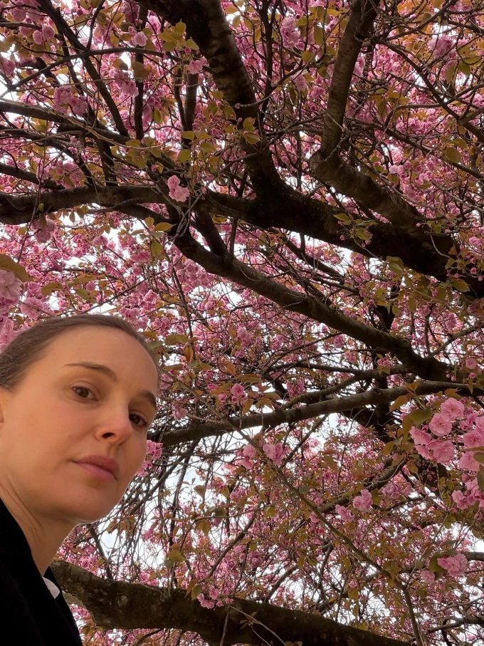 Nghệ sĩ khoe mặt mộc trong một bài đăng gần đây. Ảnh: Instagram Natalie Portman
