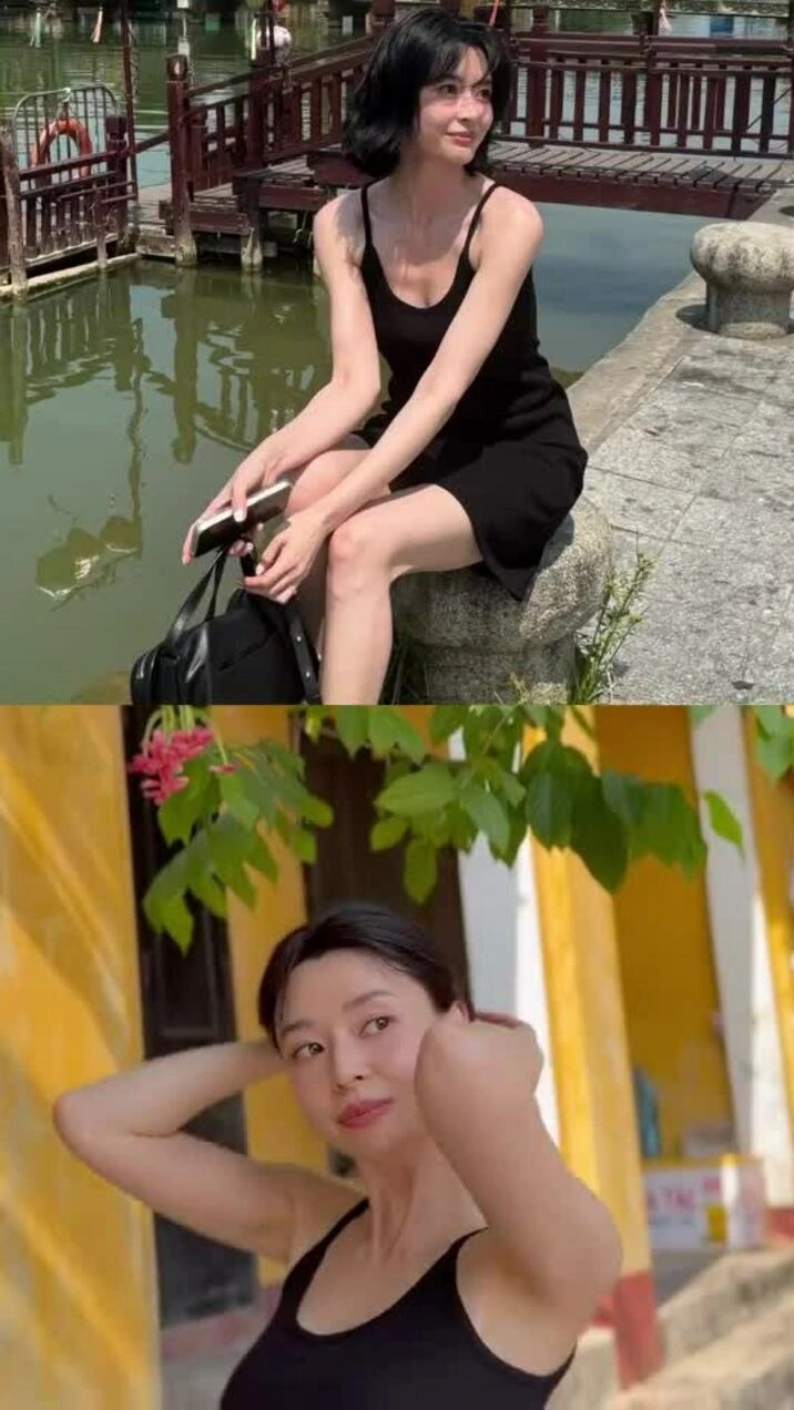 Mỹ nhân 'Itaewon Class' gánh hàng rong trên phố Hội An