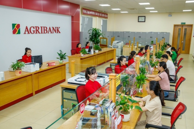Một phòng giao dịch của Agribank. Ảnh: Agribank