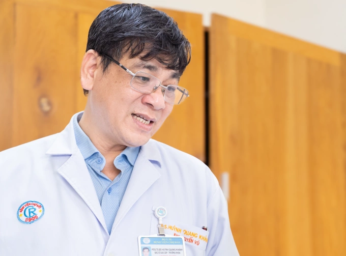 PGS.TS.BS Huỳnh Quang Khánh. Ảnh: Bệnh viện cung cấp