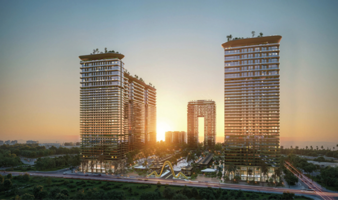 Phối cảnh tổ hợp căn hộ Sunshine Bay Retreat. Ảnh: Sunshine Group