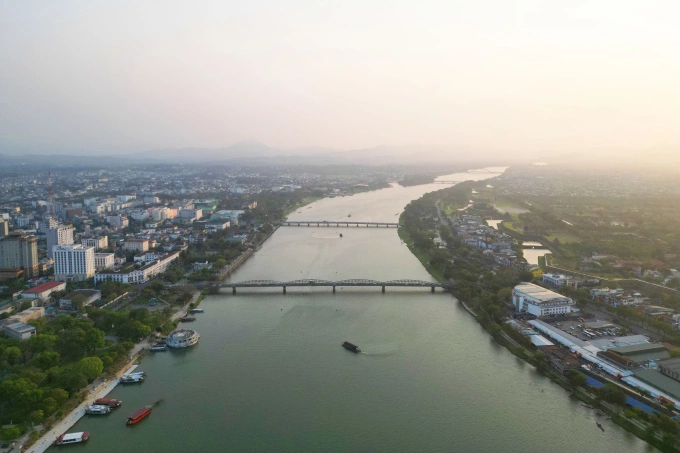 Hai bờ sông Hương sau quy hoạch. Ảnh: Võ Thạnh