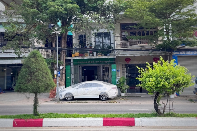 Căn nhà 118 Bà Triệu ở Quảng Ngãi, nơi ông Duy trúng đấu giá nhưng bị bà Nhung chiếm lại. Ảnh: Phạm Linh