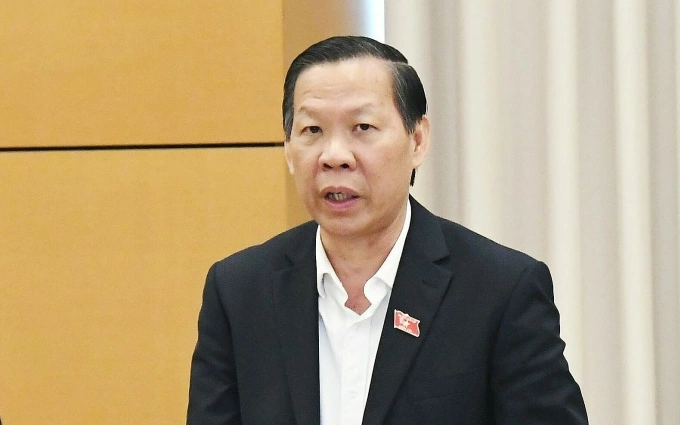 Chủ nhiệm Ủy ban Kinh tế Tài chính Phan Văn Mãi tại phiên họp sáng 20/4. Ảnh: Đại biểu Nhân dân