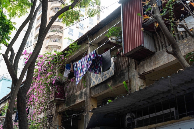 Hiện trạng khu tập thể ở Hà Đông dự kiến phá dỡ để xây chung cư 34 tầng, tháng 3/2026. Ảnh: Hoàng Giang