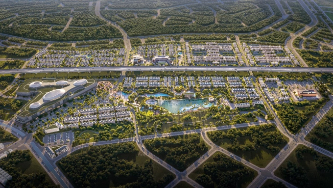 Thanh Phú Centre Point tại khu Tây TP HCM phát triển theo mô hình đô thị tích hợp. Ảnh: BIM Land