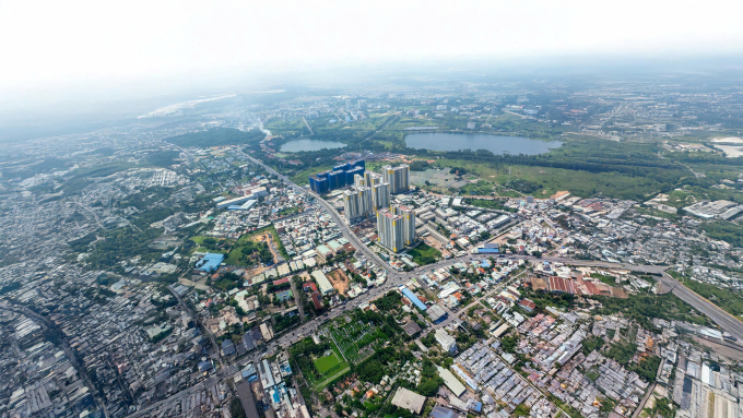 Hạ tầng quanh dự án Bcons Center City. Ảnh: Bcons