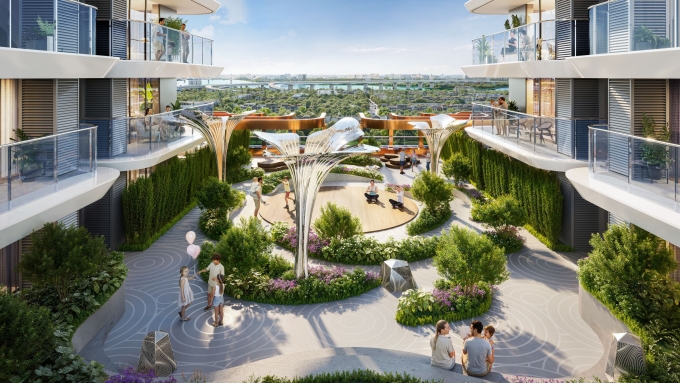 Không gian tiện ích tại Rivea Residences đáp ứng nhu cầu từ làm việc, giải trí đến chăm sóc sức khỏe. Ảnh: Meygroup