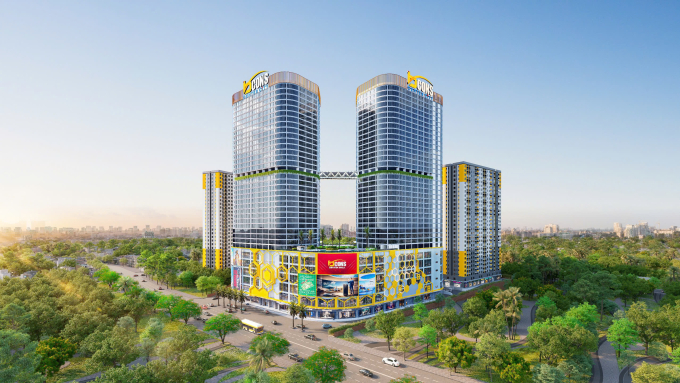 Phối cảnh dự án Bcons Center City. Ảnh: Bcons